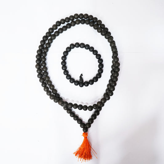 Karungali Mala with Bracelet 8mm